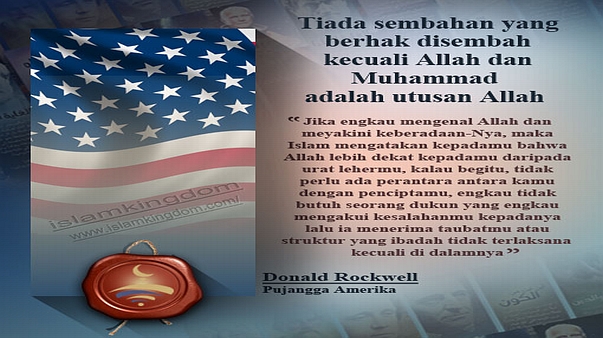 Tiada sembahan yang berhak disembah kecuali Allah dan Muhammad adalah utusan Allah