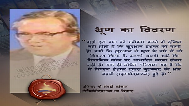 भ्रूण का विवरण