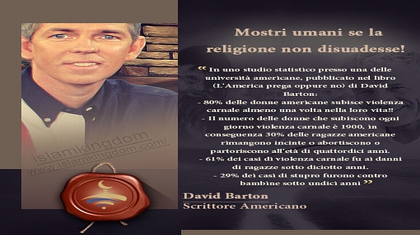 Mostri umani se la religione non disuadesse!