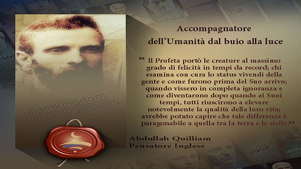 Accompagnatore dell’Umanità dal buio alla luce